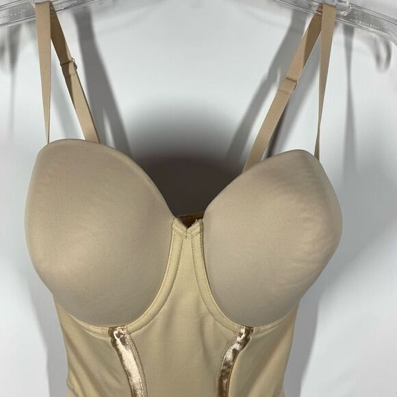 Flexees by Maidenform Easy Up Firm Control Bodybriefer Strapless Shapewear Conve - Picture 4 of 13